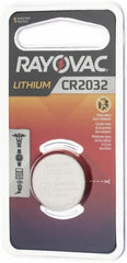 RAYOVAC Rayovac KECR2032-1 CR2032 Lithium Coin Cell Battery 3V