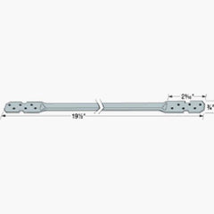 SIMPSON STRONG-TIE Simpson Strong Tie LTB20 G90 Tension Bridging 200 Pack