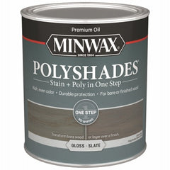 MINWAX Minwax 614984444 Polyshades Gloss Slate Stain Finish 1 Qt