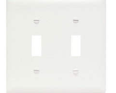 LEGRAND Legrand TP2-W TradeMaster Standard Wallplate 2-Gang (4.7 in x 4.56 in)