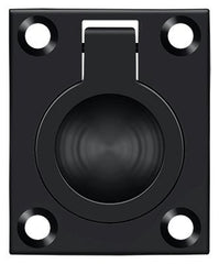 DELTANA Deltana FRP175U19 Flush Ring Pull Black Finish