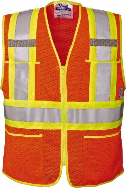 VIKING Viking U6112O-4XL High Visibility Safety Vest 4XL