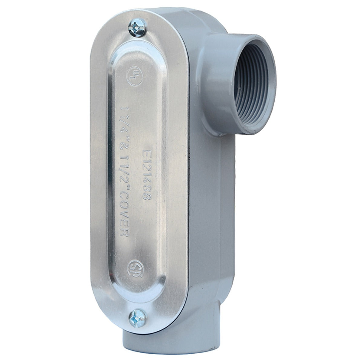 LH DOTTIE Lh Dottie LL125CG LL style conduit body 1-1/4 in hub (90 degree)