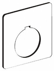 SCHNEIDER ELECTRIC Schneider Electric 9001KN100WP Square Plastic Legend Plate