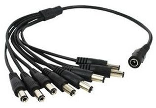 Generic / Unbranded 530117-1 Dc Power Splitter Female to 8 Male Cctv