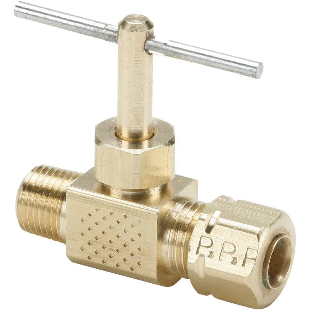 PARKER Parker NV106CA-6-4 Straight Needle Valve 3/8 X 1/4 in Brass