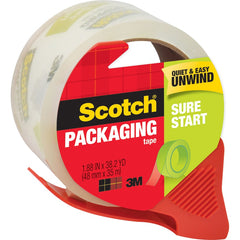 3M 3M MMM3450SRD Sure Start Packaging Tape (1 Roll) 3450SRD