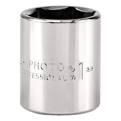 PROTO Proto J5432H 1 Inch 6-point Hand Socket 1/2 Drive