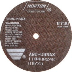 NORTON Norton 66252938786 Cutoff Wheel 7 in 60 Grit Aluminum Oxide