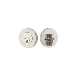 EMTEK Emtek 8423US15 Modern Disc Single Cylinder Deadbolt Satin Nickel