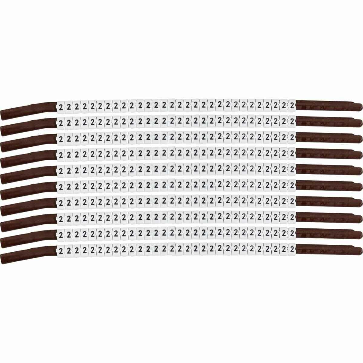 BRADY Brady SCN15-2 ClipSleeve Wire Marker Size 15 (Pack of 300 Each)