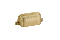 EMTEK Emtek 86049US4 Hammered Bin Cabinet Pull Satin Brass