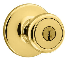 KWIKSET Kwikset 94002-828 Tylo Entry Lockset Polished Brass 6-pack