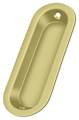 DELTANA Deltana FP223U3 Flush Pull Oblong Bright Brass 3.5in