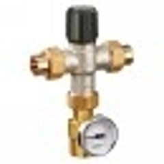HONEYWELL Honeywell AM102C-USTG-1LF/U 1 in union sweat with temp gauge mixing valve (1 in)