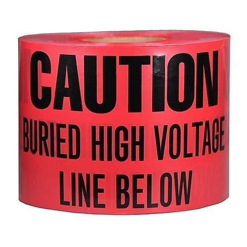 DOTTIE L H Dottie Co UT33D Underground Tape Red 6in X 1000ft