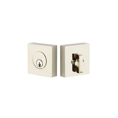 EMTEK Emtek 8469US14 Square Single Cylinder Deadbolt Polished Nickel