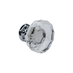 EMTEK Emtek 86571US26 Lowell Glass Cabinet Knob Polished Chrome
