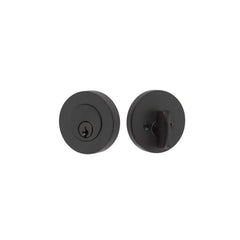 EMTEK Emtek 8423US19 Modern Disc Single Cylinder Deadbolt Flat Black