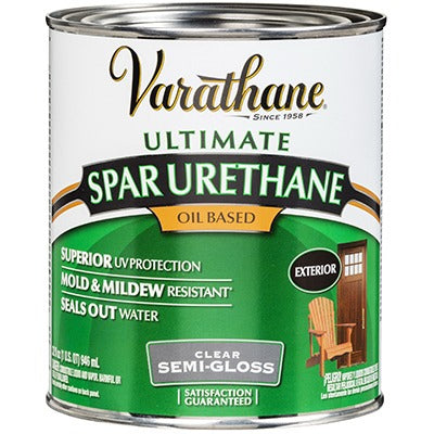 RUST-OLEUM Rust-oleum 9441H Exterior Spar Urethane Semi-gloss 1 Qt