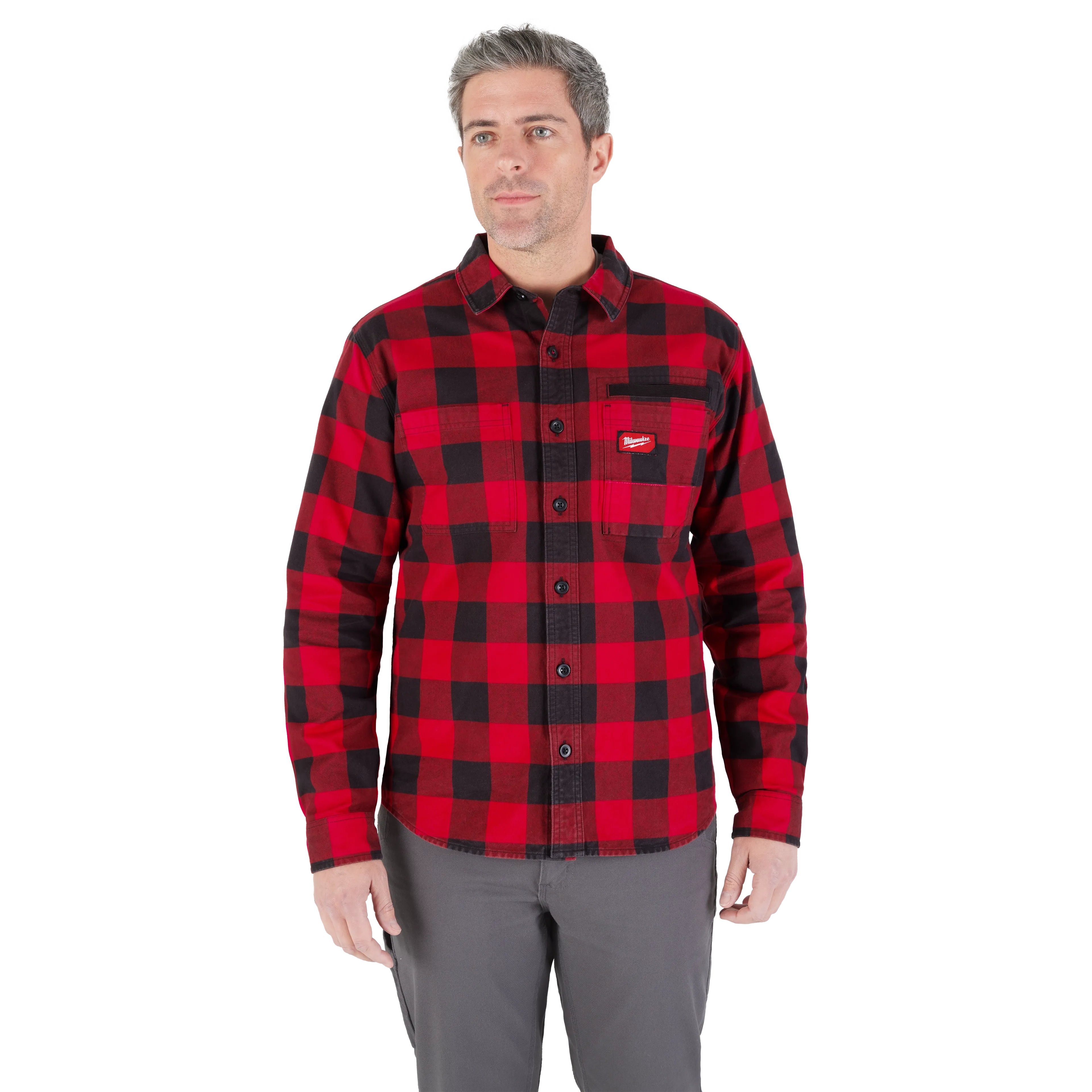MILWAUKEE Milwaukee M551R-M Gridiron Flannel Shirt Medium (M) M551R-M