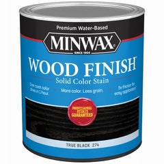 MINWAX Minwax 108510000 Water-based Wood Finish Quart True Black