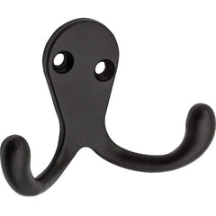 NATIONAL HARDWARE National Mfg N330-829 Double Clothes Hook Oil Rubbed Bronze 2PK
