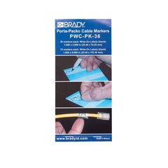 BRADY Brady PWC-PK-36 Porta-Pack Wire Marker Pages 10 Pack