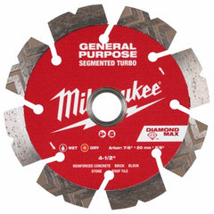 MILWAUKEE Milwaukee 49-93-9004 4.5 in Segmented Turbo Diamond Blade