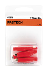 RHEEM RHEEM 455056 Insulated Alligator Clips Red 1 Inch Pack of 6