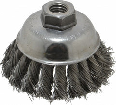 WEILER Weiler 94690 Knotted Steel Cup Brush 3.5 in Angle Grinder