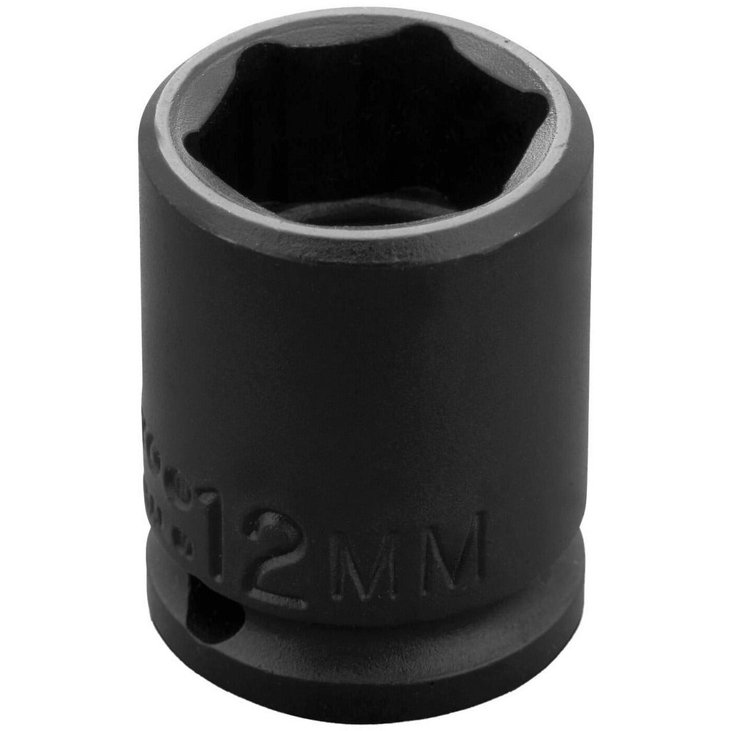 PROTO Proto J6912M Impact Socket 1/4 in Drive 12mm 6-point