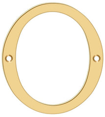 DELTANA Deltana RN6-0 Solid Brass House Number 6 Lifetime Brass