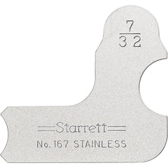 STARRETT Starrett 50634 Radius Gage 7/32 Inch Convex Concave