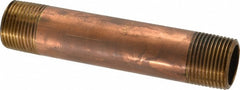 MERIT BRASS Merit Brass 2016-600BSPT Brass Pipe Nipple 1 in Bspt 6 in