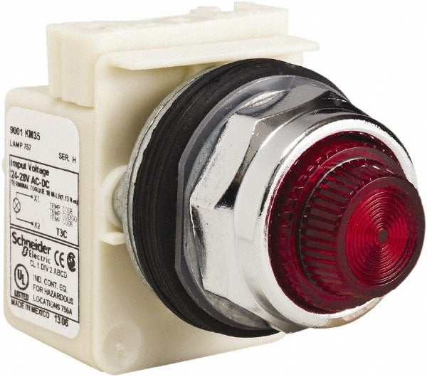 SCHNEIDER ELECTRIC Schneider Electric 9001KP35R31 Indicating Light 28V Red