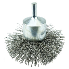 WEILER Weiler 10073 End Brush 3in Steel Crimped Wire 16000 Rpm