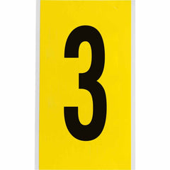BRADY Brady 3470-3 34 Series repositionable number label 6 in (5 in x 9 in / 1 per card)