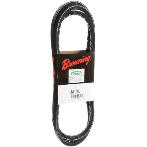 BROWNING Browning 5VX1180 Gripnotch V-Belts, 5VX Belt Section, 358 Gripbelt
