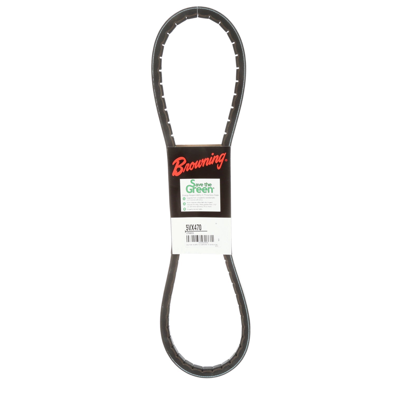 BROWNING Browning 5VX470 Gripnotch V-Belts 5VX Belt Section 358 Gripbelt