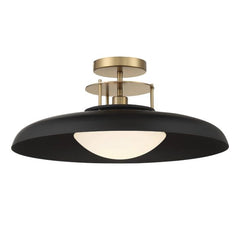 SAVOY HOUSE Savoy House 6-1685-1-143 Gavin 1-Light Ceiling Light 60W 9 Inch Height 20 Inch Width