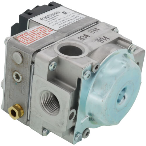 RHEEM Rheem 60-22525-06 Gas Valve 24V 1/2 inch X 1/2 inch Pilot Natural Gas Valve Slow Open