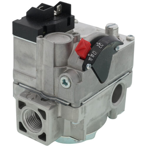 RHEEM Rheem 60-22525-06 Gas Valve 24V 1/2 inch X 1/2 inch Pilot Natural Gas Valve Slow Open