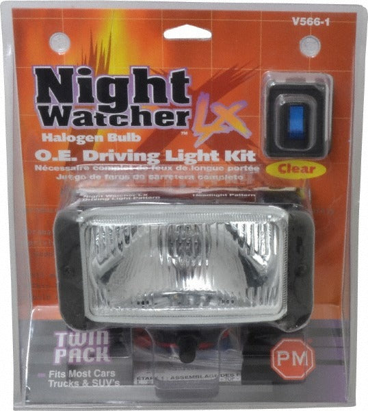 PETERSON MANUFACTURING Peterson V566-1 Auxiliary Halogen Light 55W 12V Clear