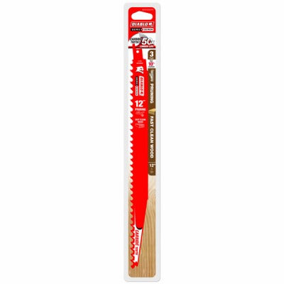 DIABLO Freud DS1203CP3 12 Inch Carbide Wood Reciprocating Blade 3 Pack