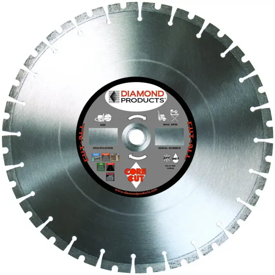 DIAMOND PRODUCTS 84968 CIRCULAR SAW BLADES