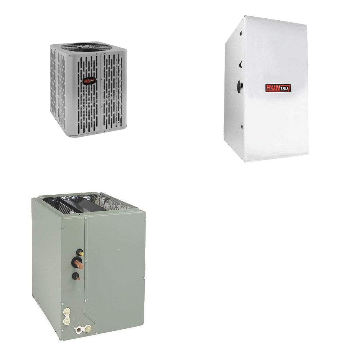 TRANE TRANE 18000 BTU R-454B 15.2 SEER2 Central Furnace + Coil System