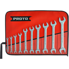 PROTO Proto J30000A Metric Open End Wrench Set 10 Piece