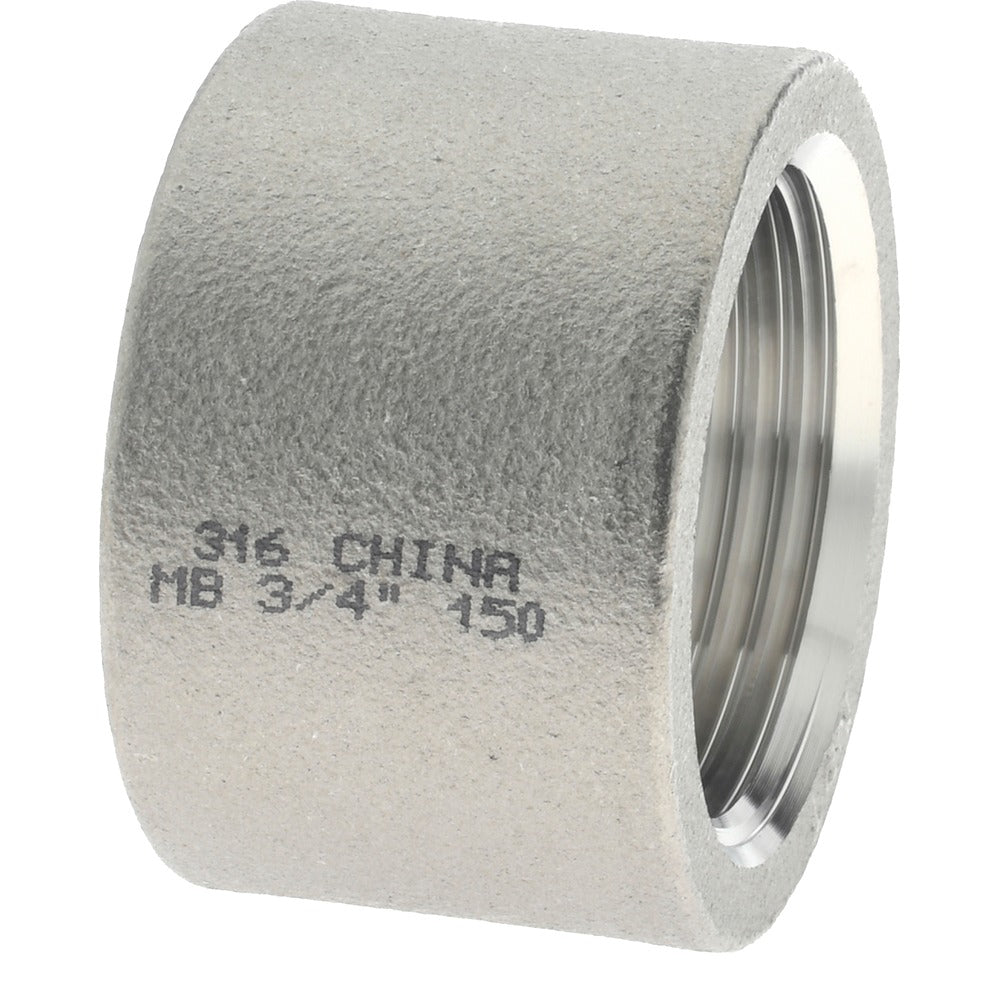 MERIT BRASS Merit Brass K611H-12 Half Coupling 3/4 in 316 Ss Fnpt
