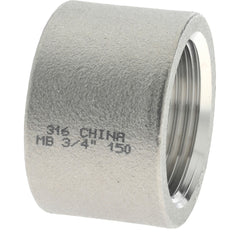 MERIT BRASS Merit Brass K611H-12 Half Coupling 3/4 in 316 Ss Fnpt